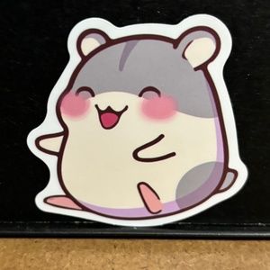 HAPPY HAMSTER STICKER